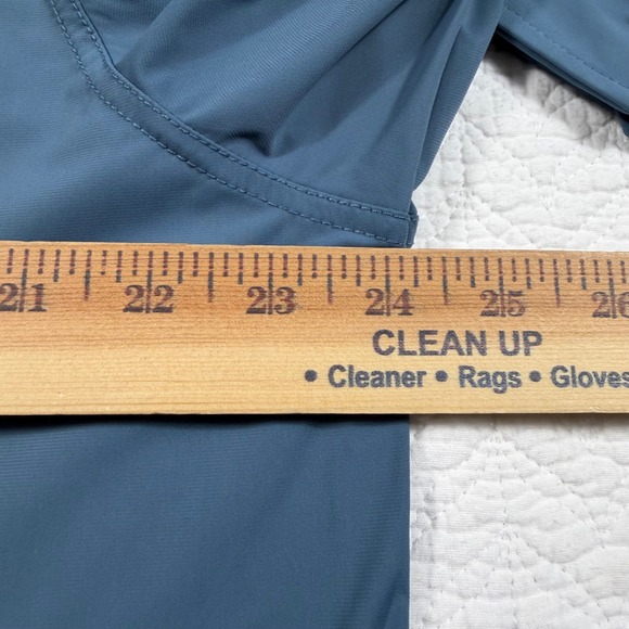 NWT Hurley Mens Performance Long Sleeve Button Up Shirt XL Blue Moisture Wicking - Picture 7 of 11